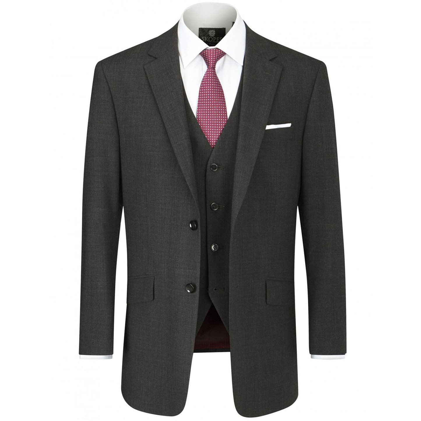 Skopes Plus Size Darwin Suit Jacket Charcoal