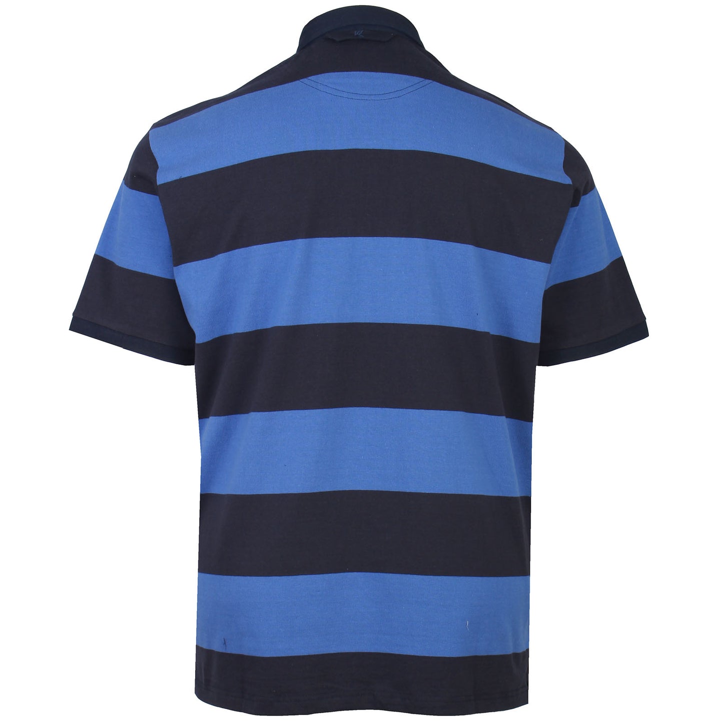 Kam Jeans Plus Size Striped Ruby Polo Navy/Blue