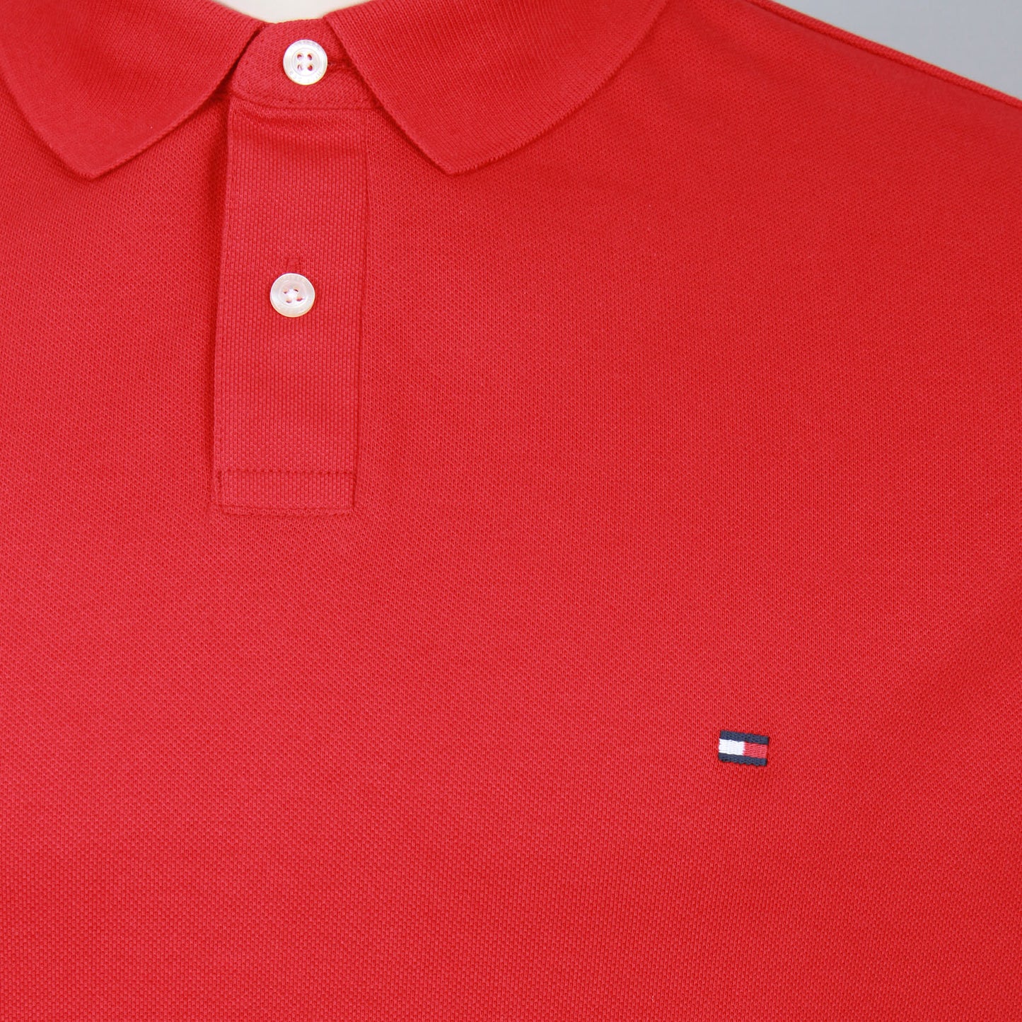 Tommy Hilfiger Plus Size 1985 Regular Polo Medium Red