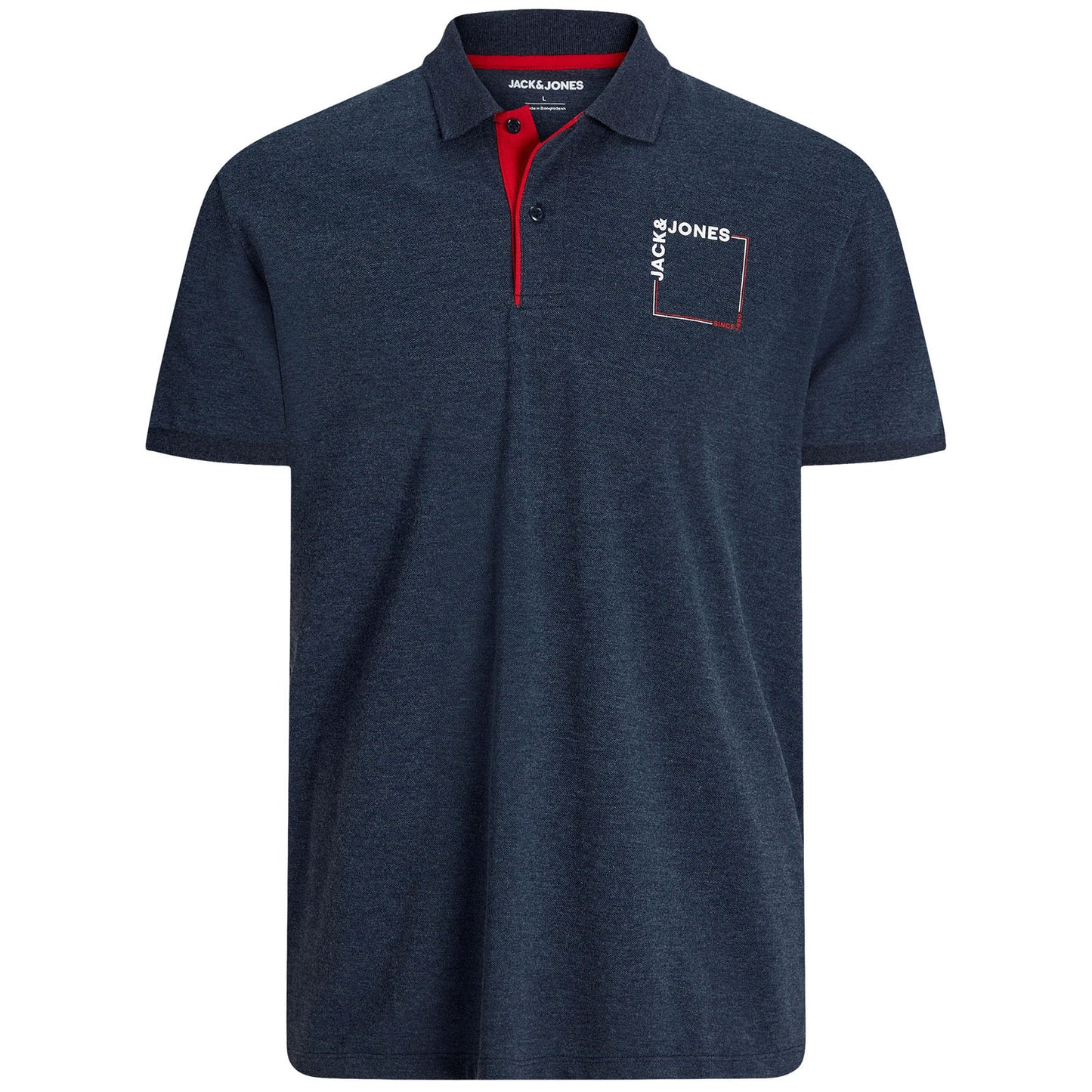 Jack & Jones Plus Size Verner Polo Sky Captain Melange