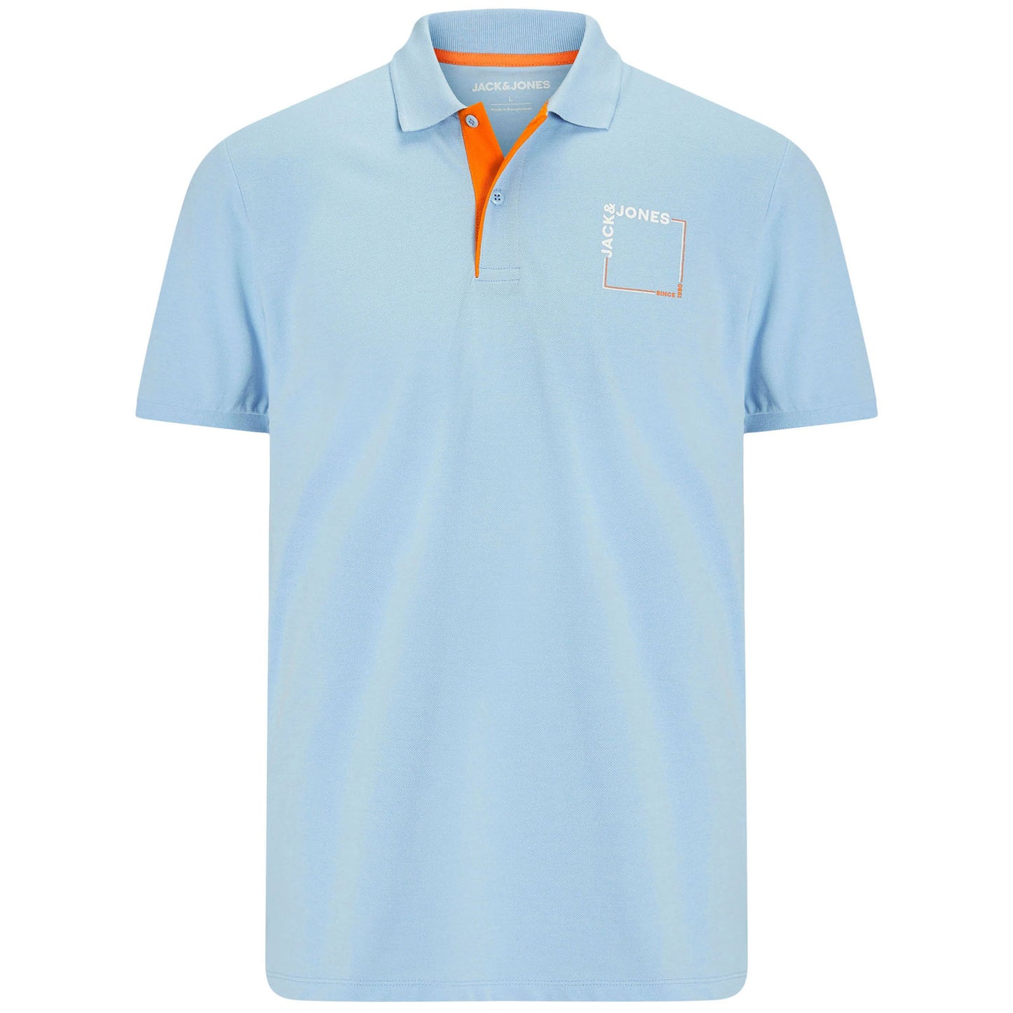 Jack & Jones Plus Size Verner Polo Chambray Blue