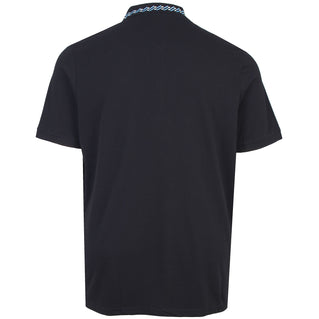 Ben Sherman Plus Size Collar Interest Polo Black