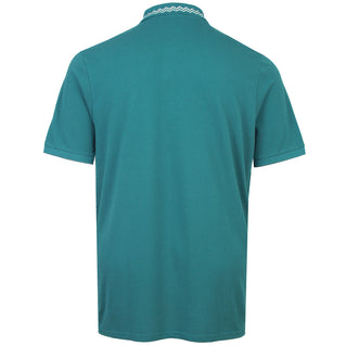 Ben Sherman Plus Size Collar Interest Polo Teal