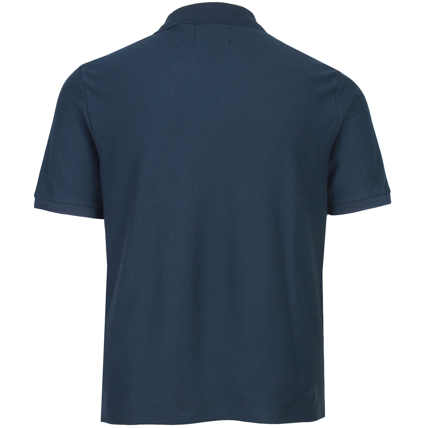 Lyle & Scott Plus Size Jacquard Dobby Polo Shirt Dark Navy
