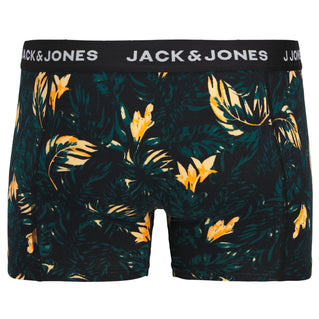 Jack & Jones Plus Size Tyler Trunks 3-Pack Black/Teal