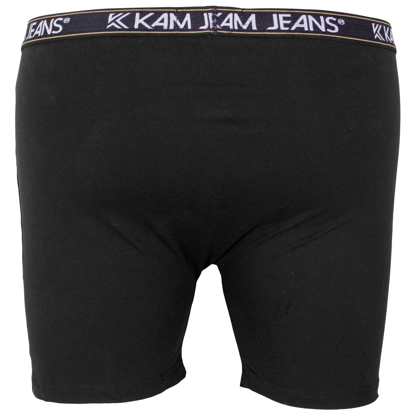Kam Jeans Plus Size Jersey Boxers Black 2-Pack