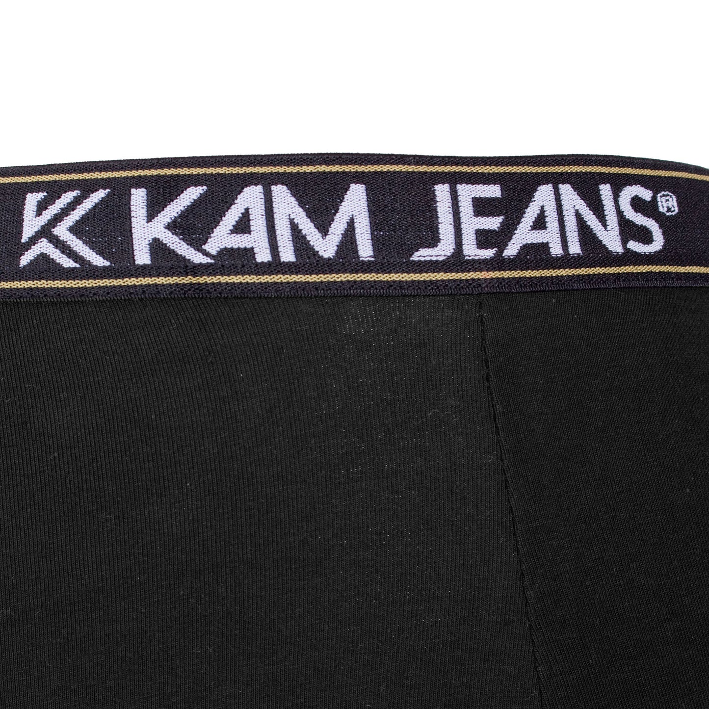 Kam Jeans Plus Size Jersey Boxers Black 2-Pack