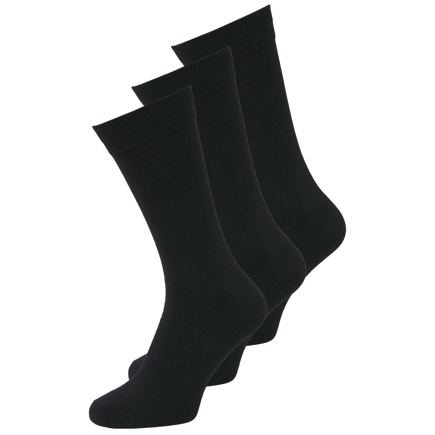 Jack & Jones Plus Size Rafael 3-Pack Tennis Socks Black (9-12)
