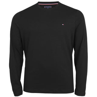 Tommy Hilfiger Plus Size Slim Fit Stretch L/S T-Shirt Black