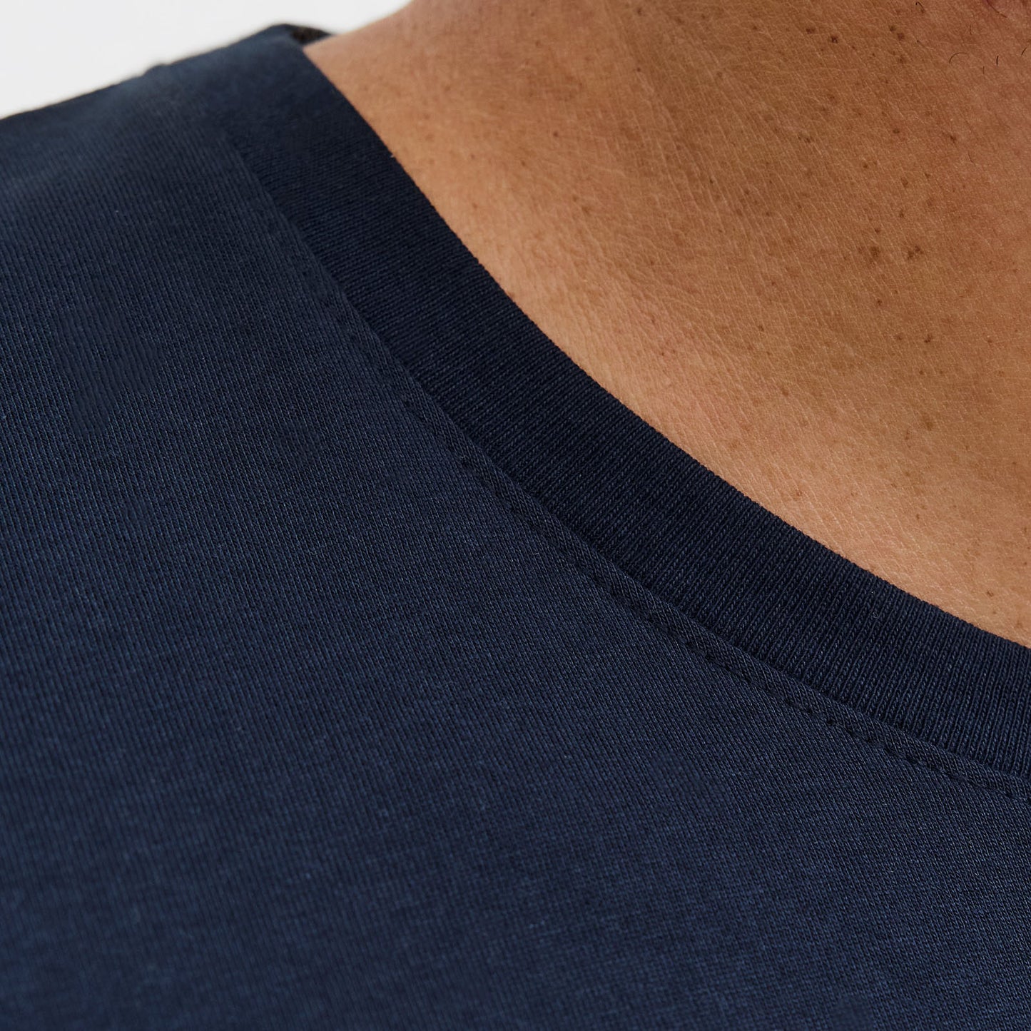 Jack & Jones Plus Size Logo O-Neck Aw25 T-Shit Sky Captain