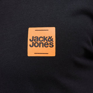 Jack & Jones Plus Size Brandy Logo T-Shirt Black