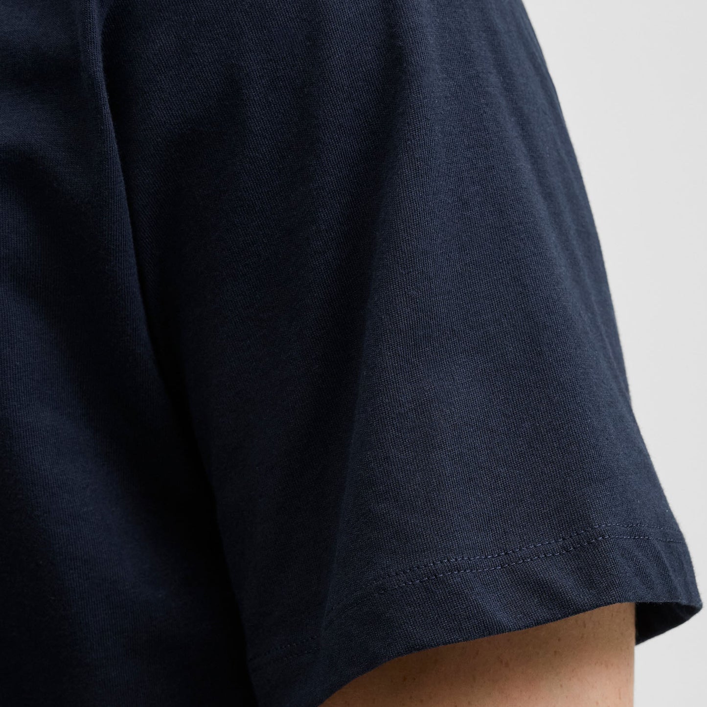 Jack & Jones Plus Size Brandy Logo T-Shirt Sky Captain