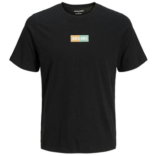 Jack & Jones Plus Size Pan Logo T-Shirt Black