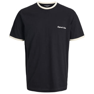 Jack & Jones Plus Size Norrebro Ringer T-Shirt Black