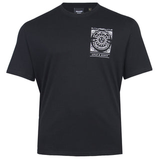 Lyle & Scott Plus Size Sunshine Inn Back Graphic T-Shirt Black