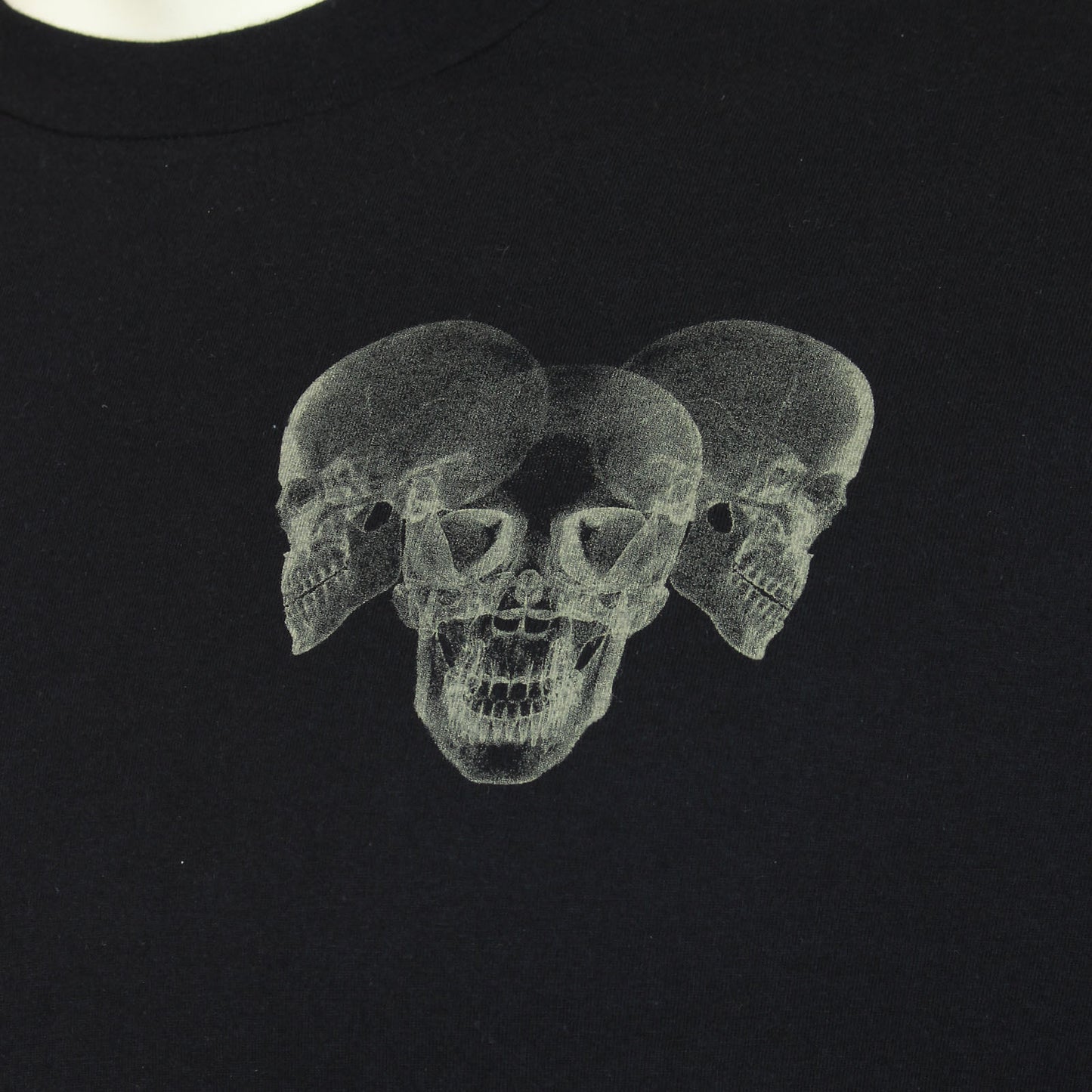 Religion Plus Size X-Ray Skulls T-Shirt Black