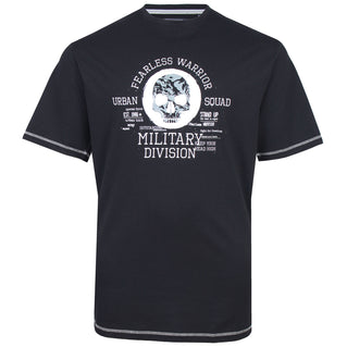 Kam Jeans Plus Size Fearless Warrior T-Shirt Black