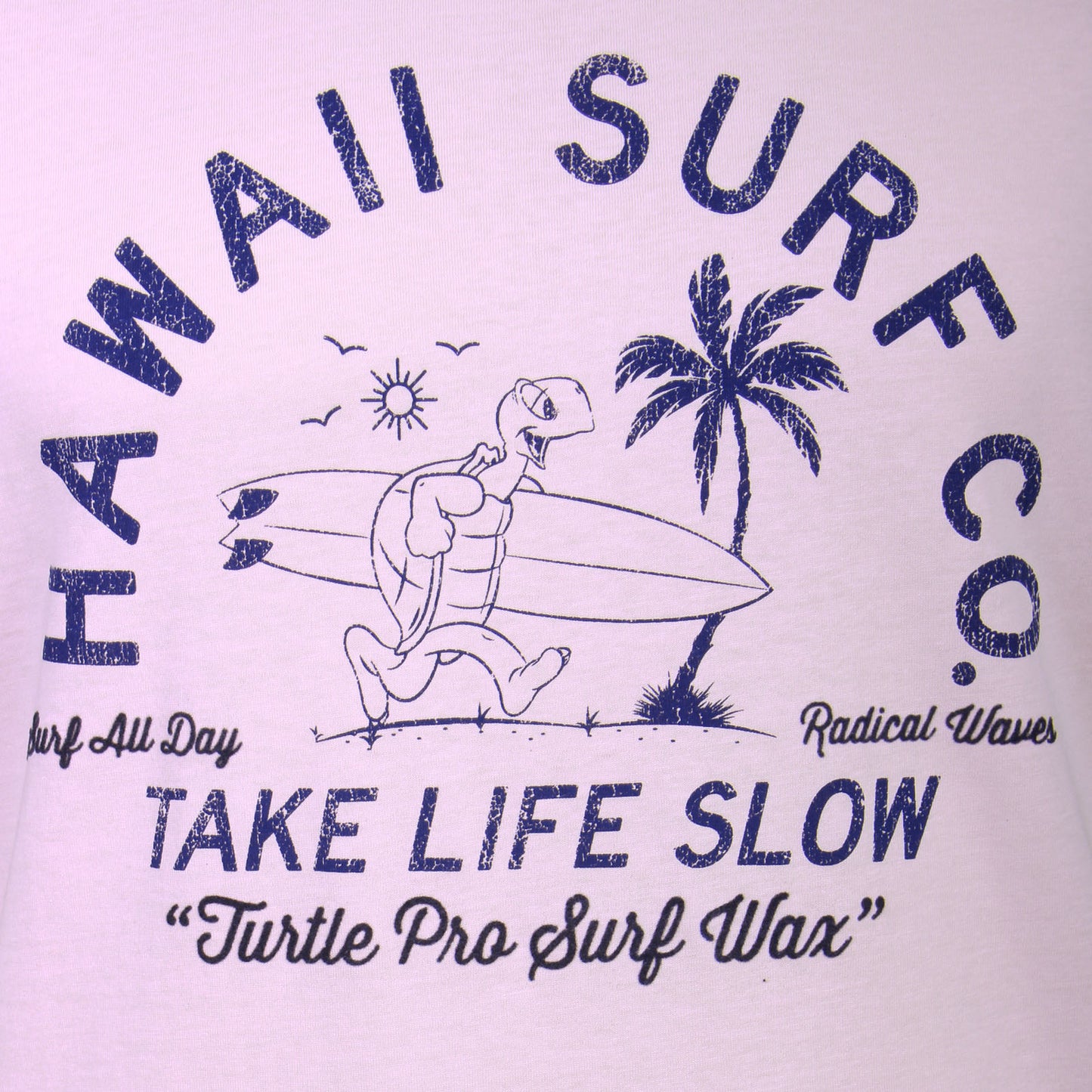 Kam Jeans Plus Size Hawaii Surf Turtle T-Shirt Pink