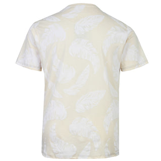 Kam Jeans Plus Size Hawaii Surf Leaf T-Shirt Stone