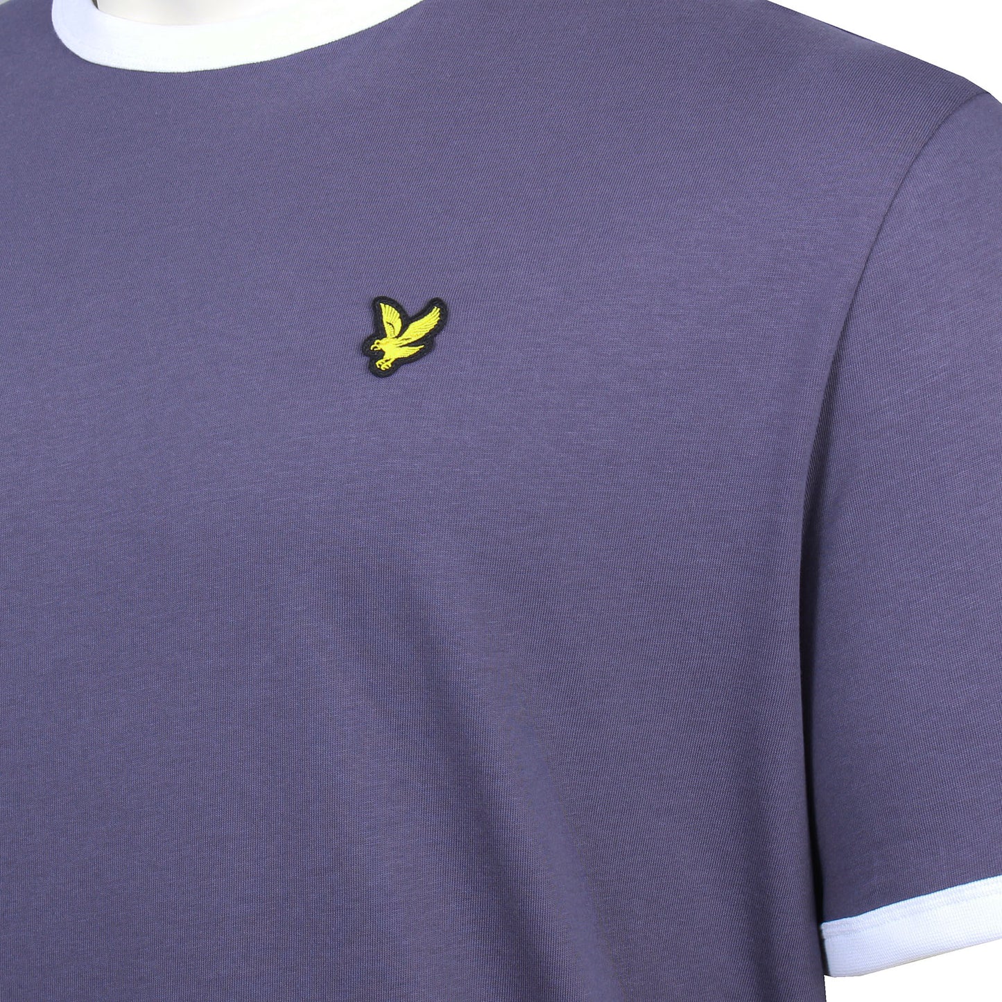 Lyle & Scott Plus Size Ringer T-Shirt Graystone