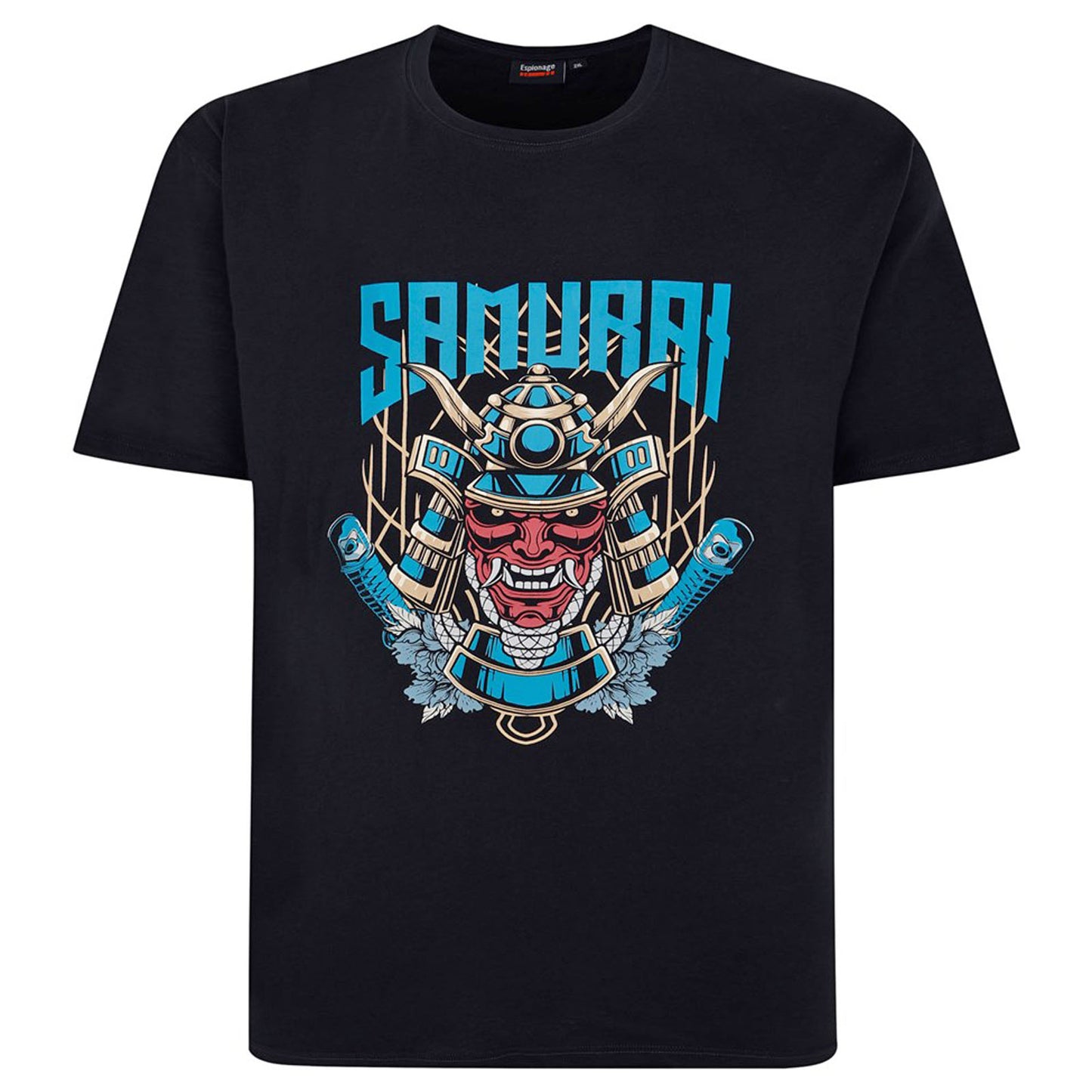 Espionage Plus Size Samurai T-Shirt Navy