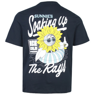 Lyle & Scott Plus Size Sunnie's Pool Bar T-Shirt Dark Navy