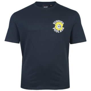 Lyle & Scott Plus Size Sunnie's Pool Bar T-Shirt Dark Navy
