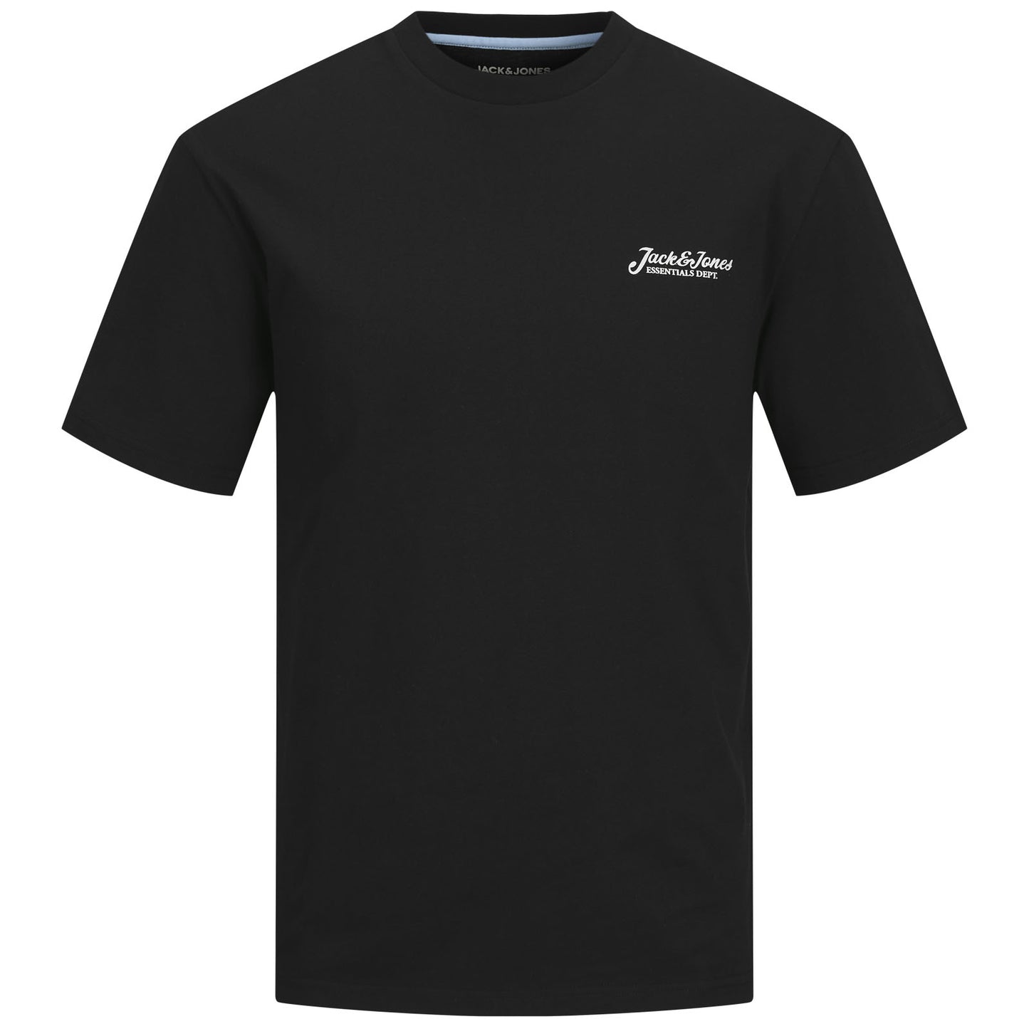 Jack & Jones Plus Size Beau Front Print T-Shirt Black
