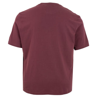 Lyle & Scott Plus Size Plain T-Shirt Burgundy