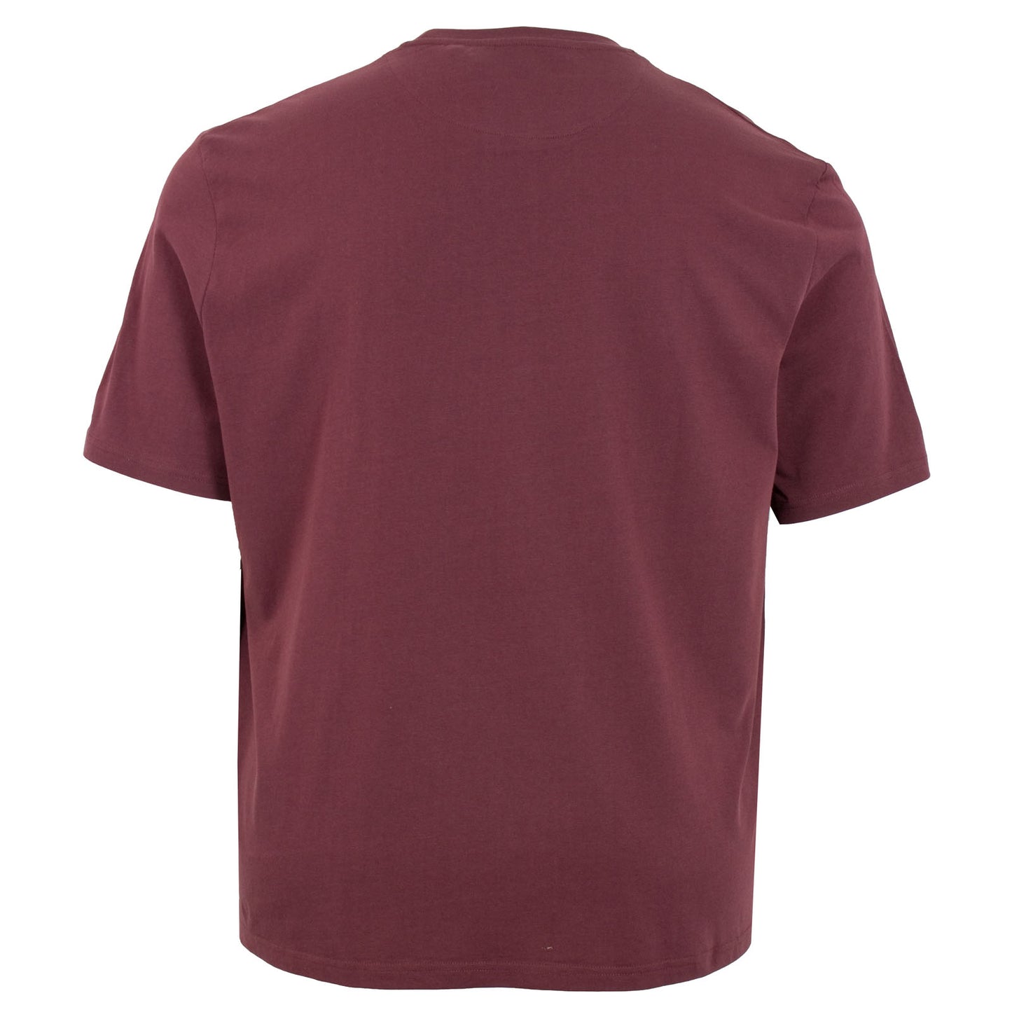 Lyle & Scott Plus Size Plain T-Shirt Burgundy