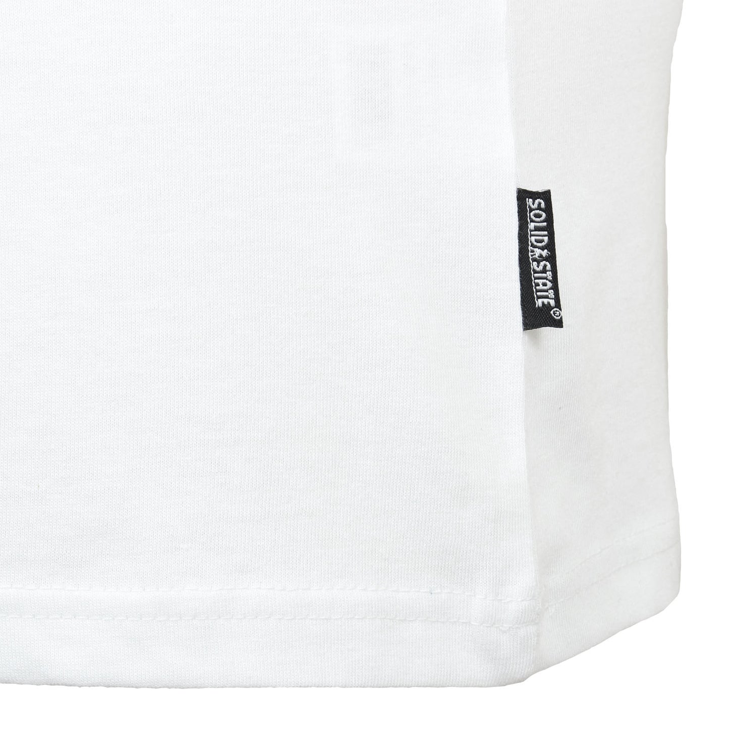 Solid State Plus Size Logo Premium Weight T-Shirt White
