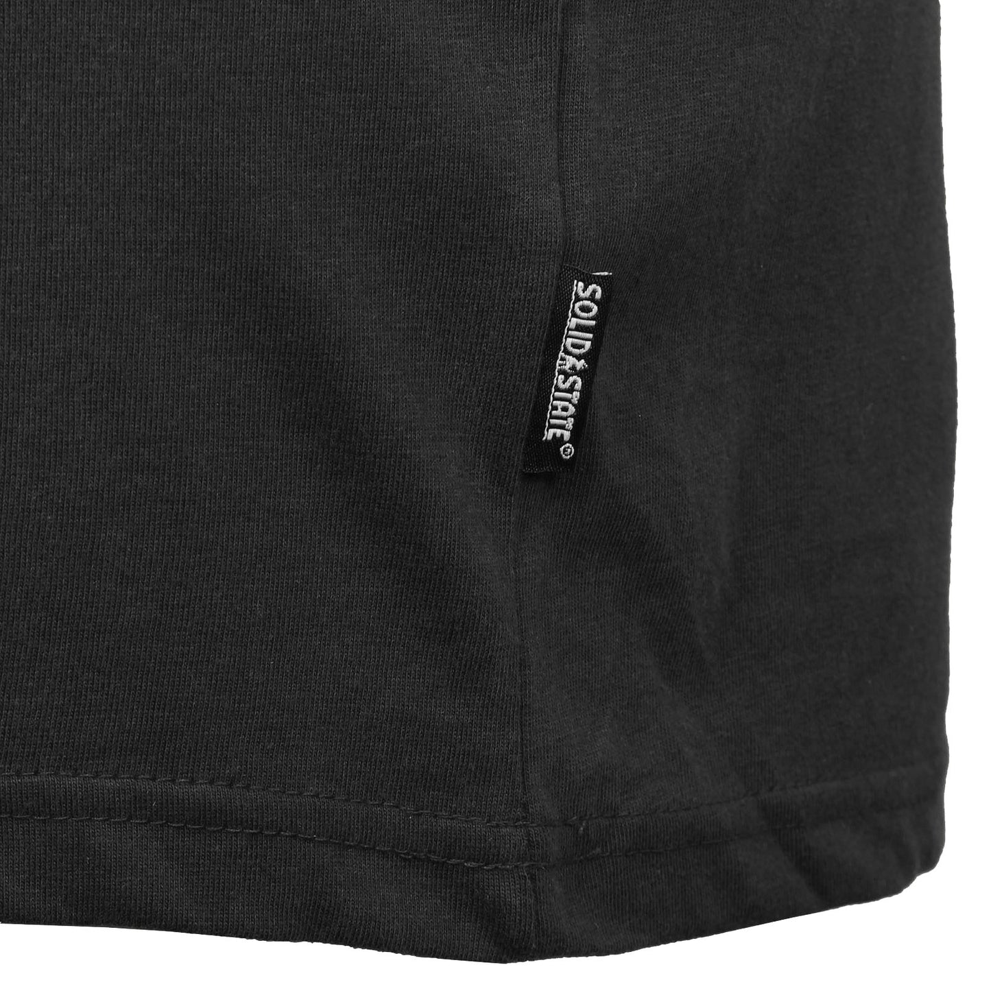 Solid State Plus Size Red Eye Monkey T-Shirt Black