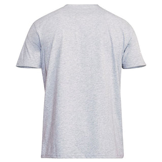 D555 Plus Size Flyers Plain Crew T-Shirt Grey