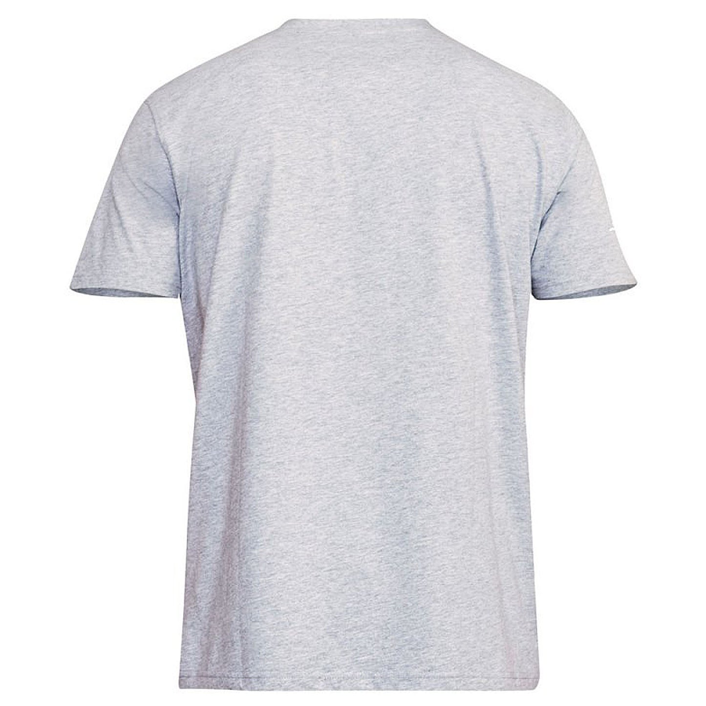 D555 Plus Size Flyers Plain Crew T-Shirt Grey