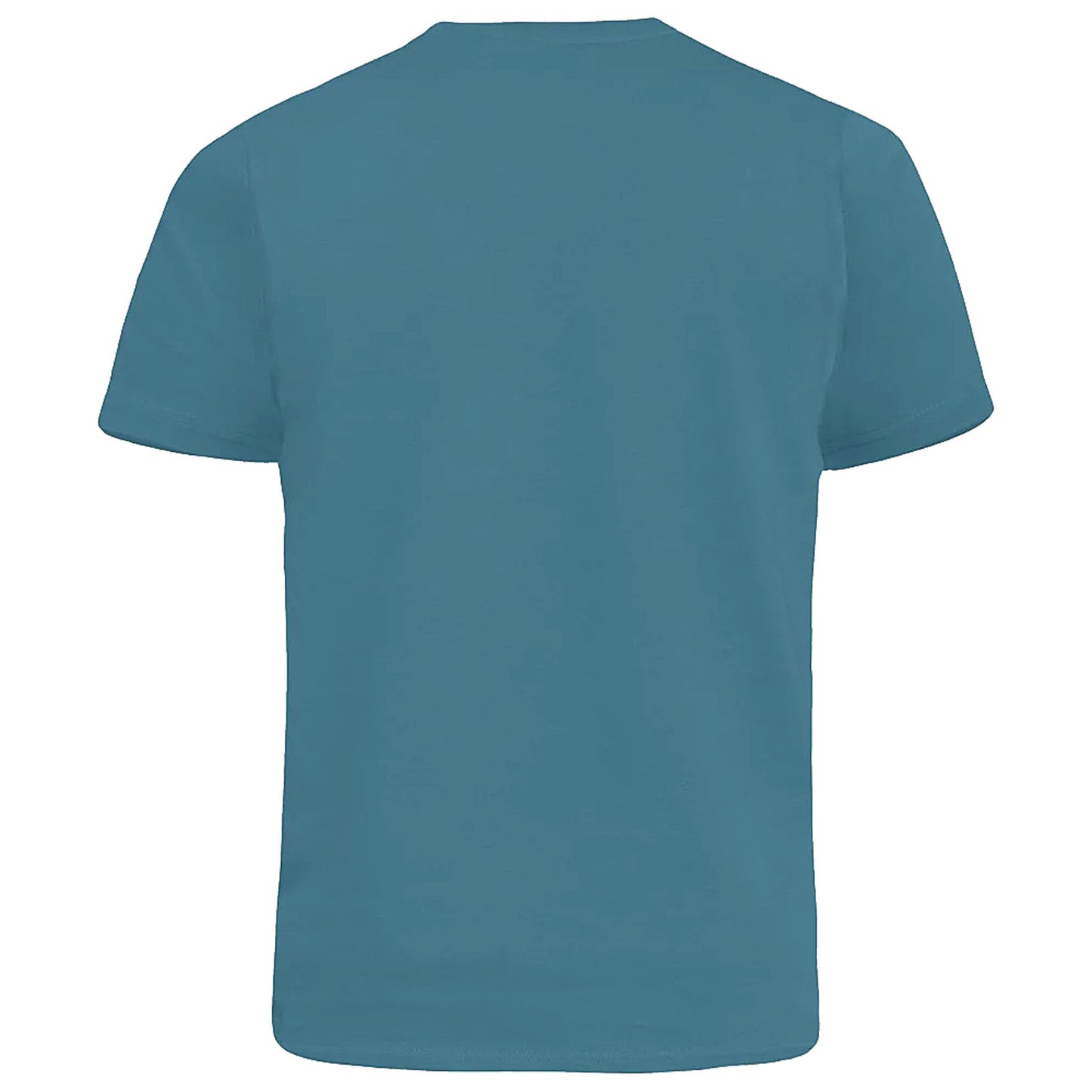 D555 Plus Size Combed Cotton V-Neck T-Shirt Teal