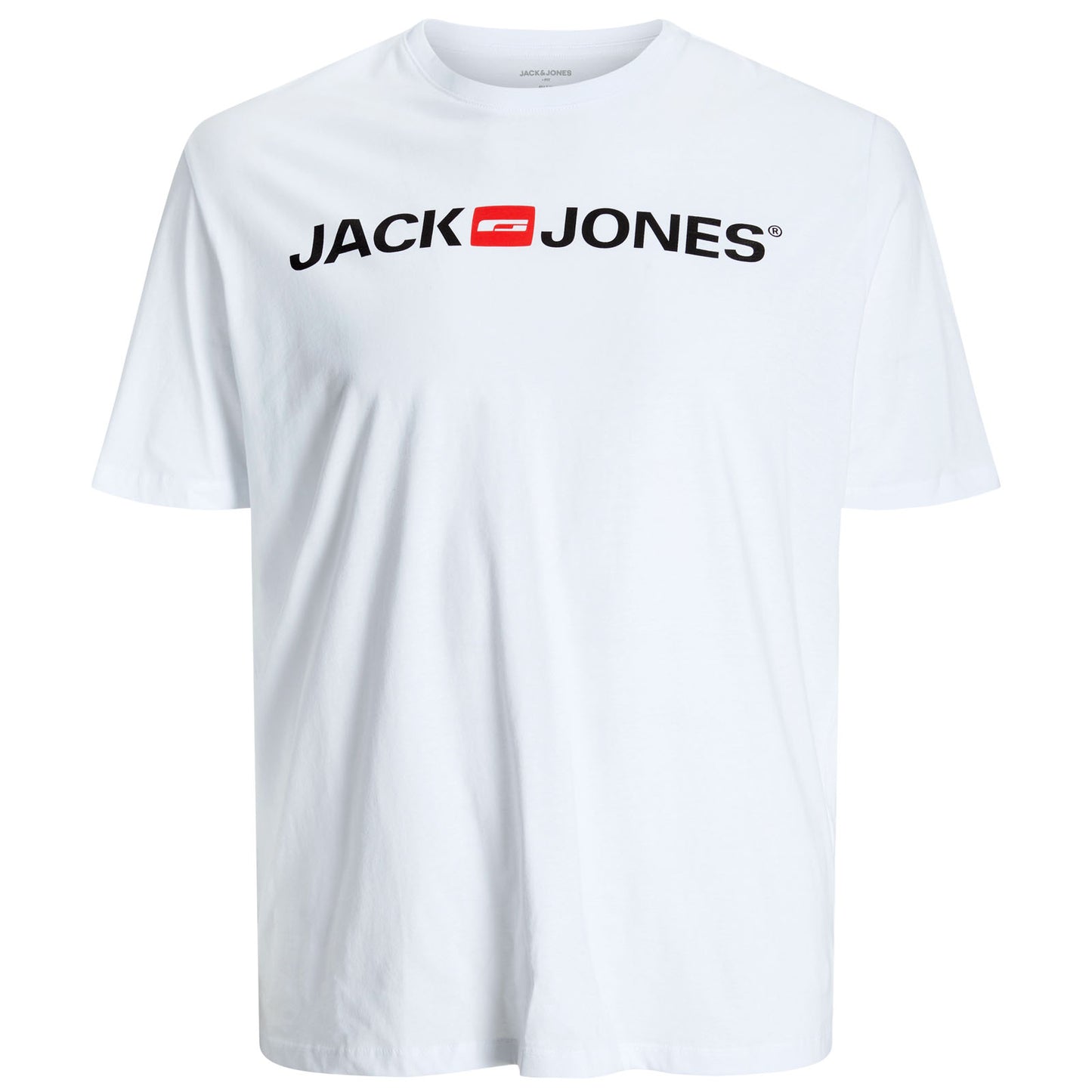 Jack & Jones Plus Size Corp Logo T-Shirt White