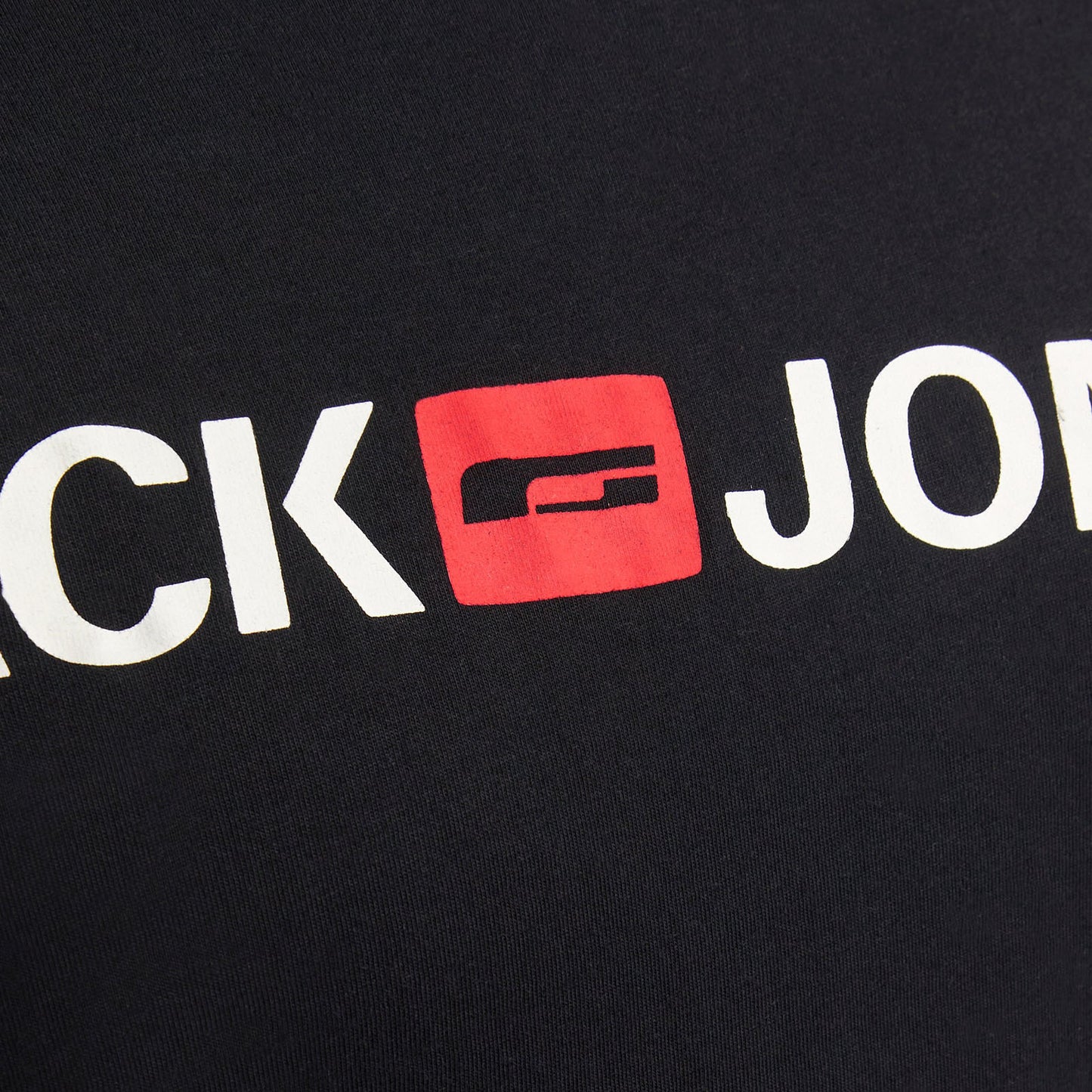 Jack & Jones Plus Size Corp Logo T-Shirt Black