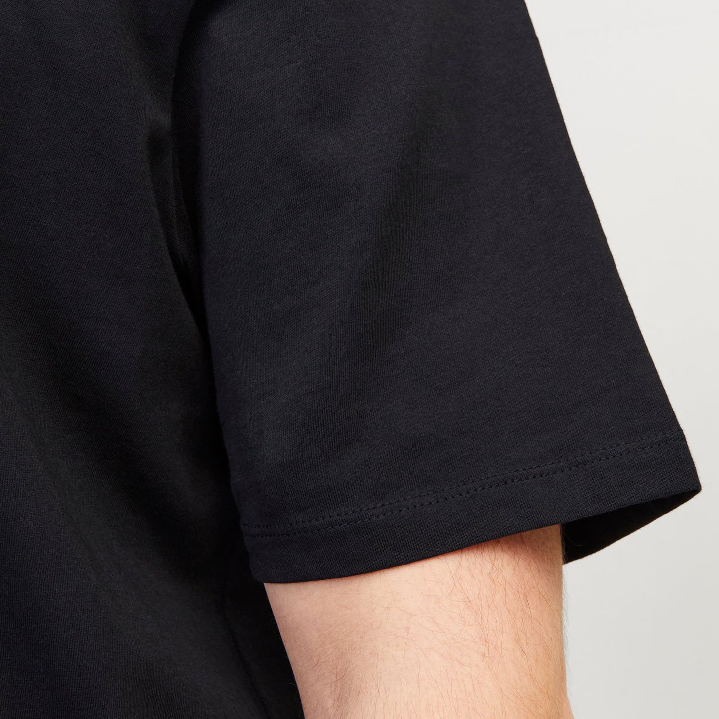 Jack & Jones Plus Size Corp Logo T-Shirt Black
