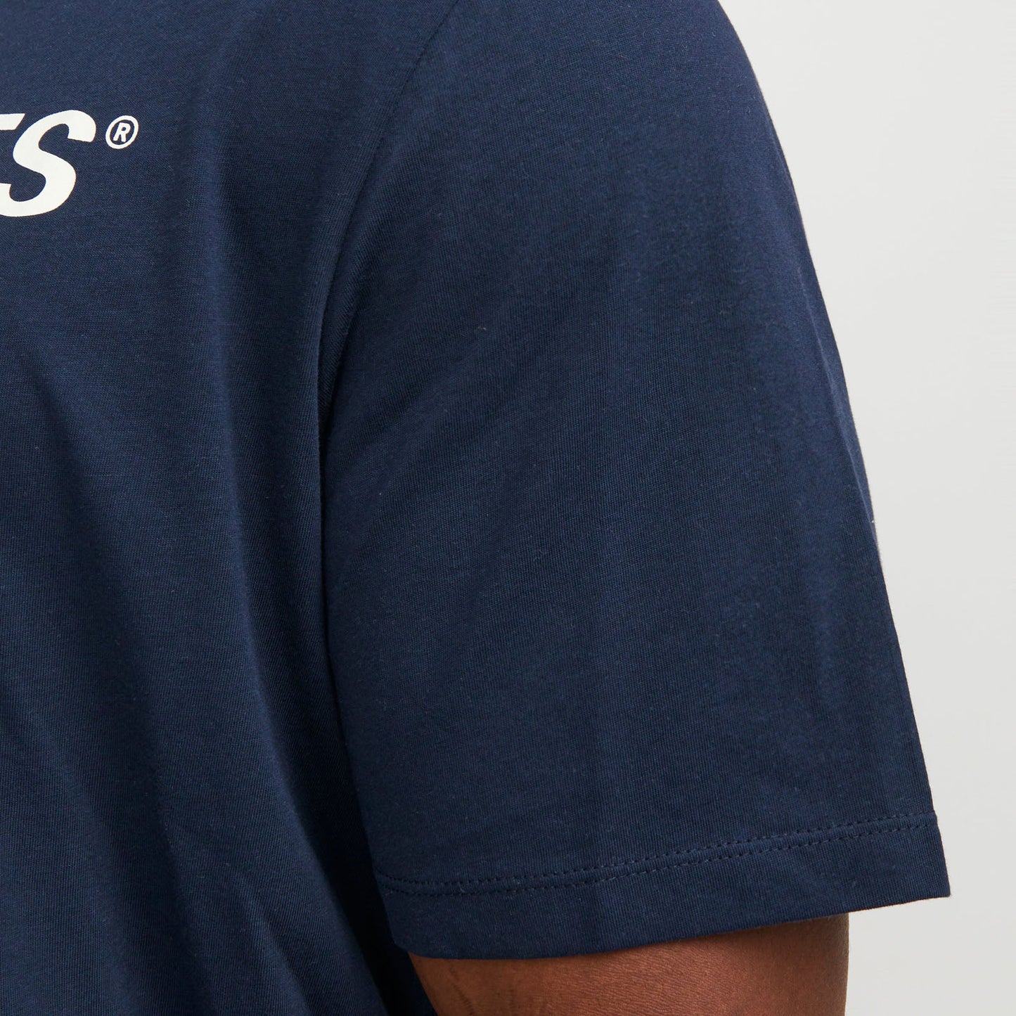 Jack & Jones Plus Size Corp Logo T-Shirt Navy Blazer