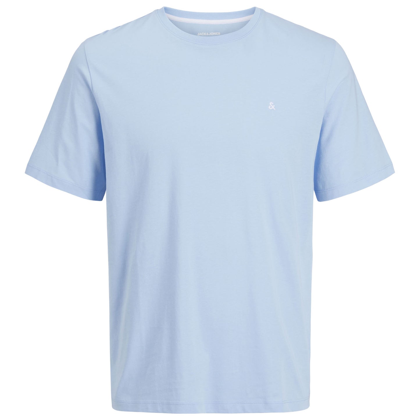 Jack & Jones Plus Size Paulos Plain T-Shirt Chambray Blue