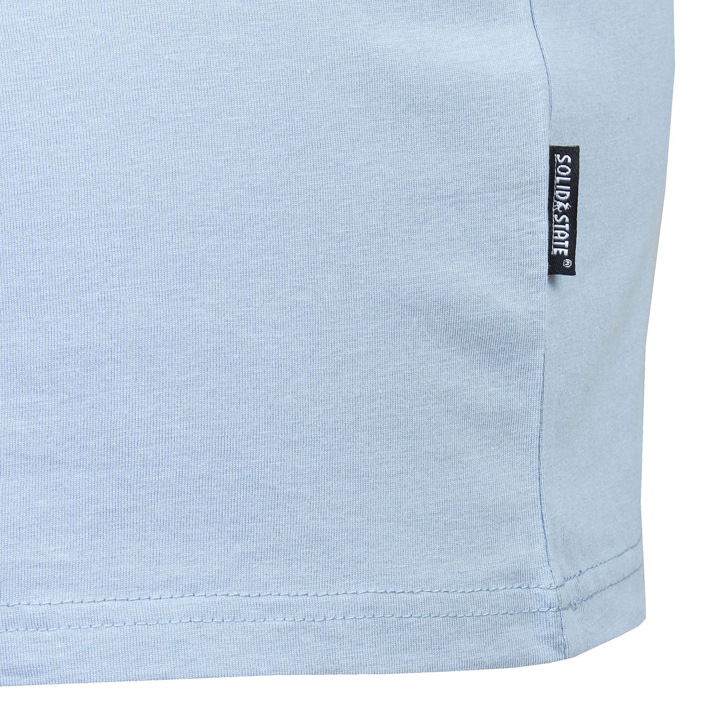 Solid State Plus Size Plain Premium Weight T-Shirt Denim