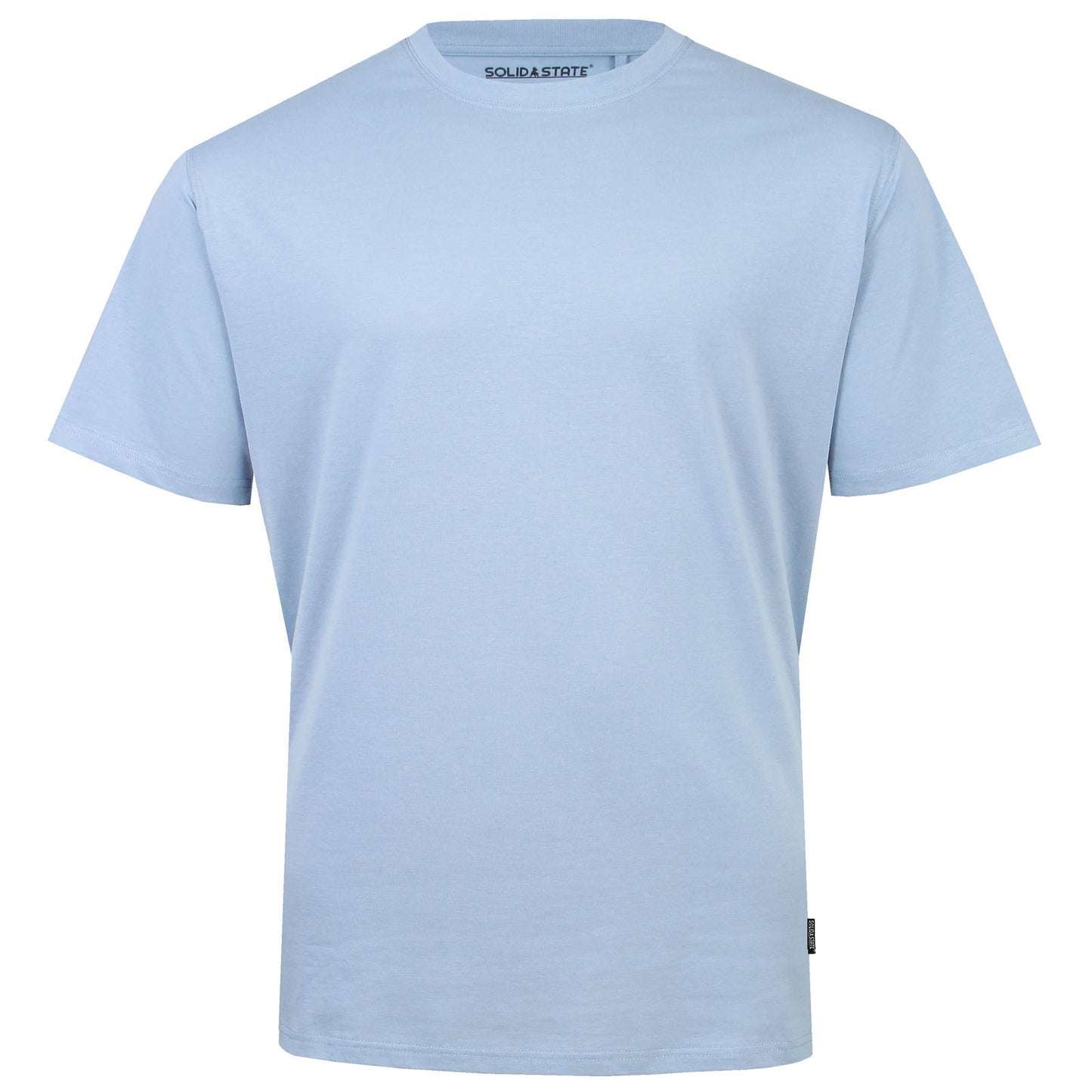 Solid State Plus Size Plain Premium Weight T-Shirt Denim