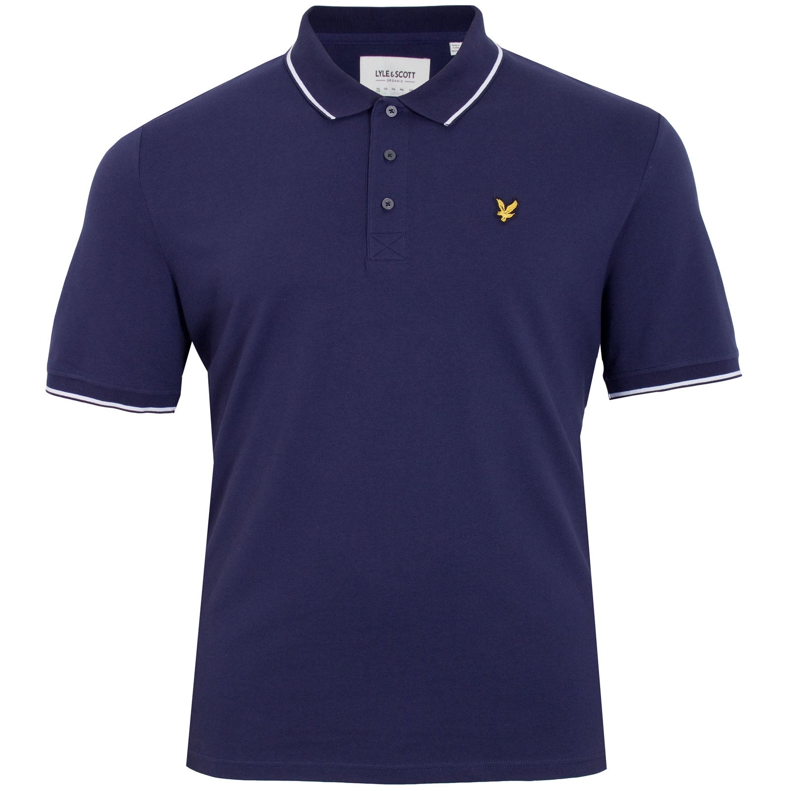 Lyle Scott Lyle And Scott Plus Size Tipped Polo Shirt Navy – Bigboys