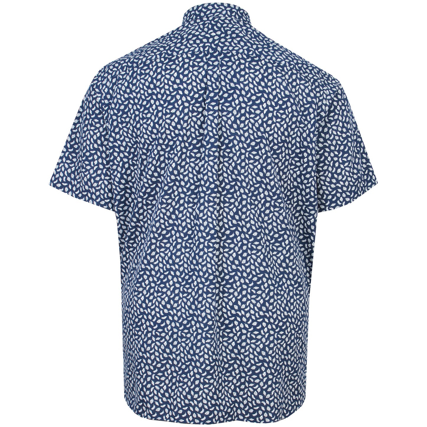 Tommy Hilfiger Plus Size Linen Blend Aop Short Sleeve Shirt Preppy Navy