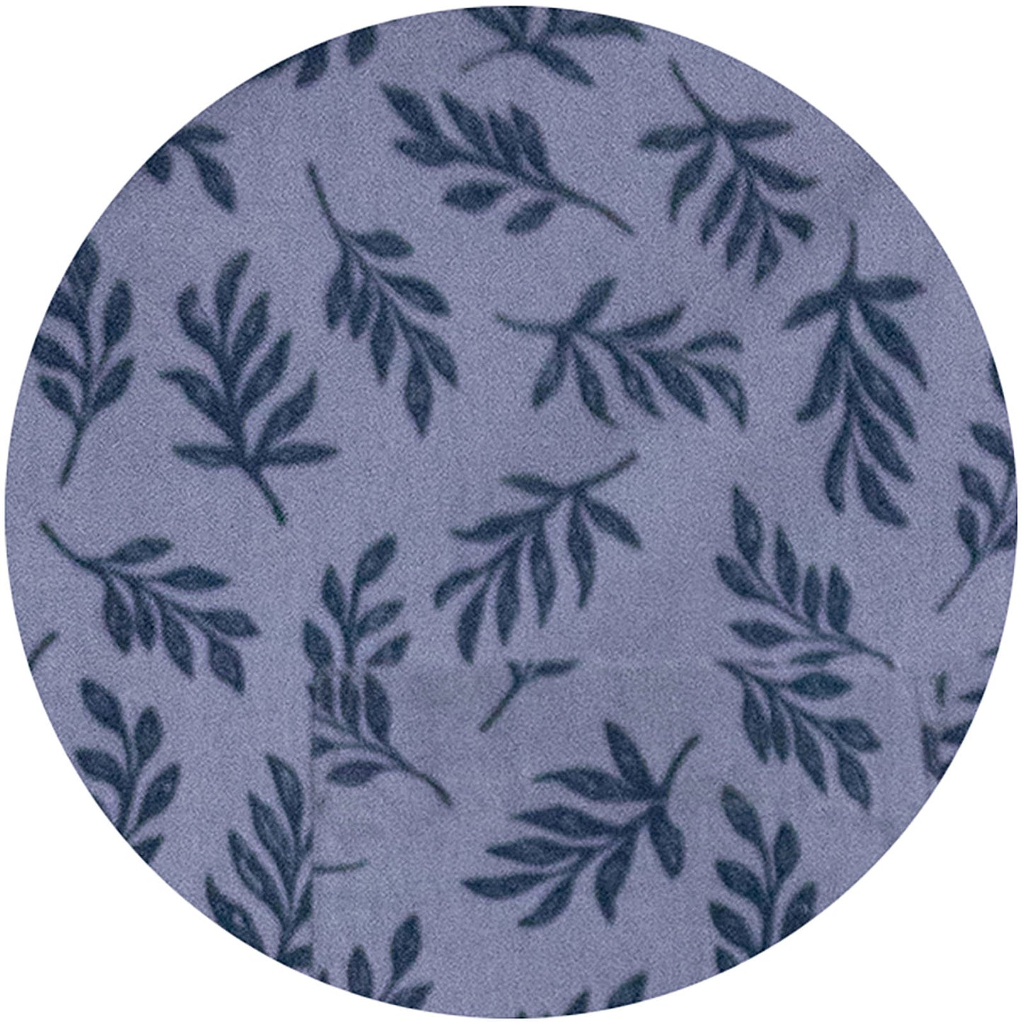 D555 Plus Size Kettering Hawaiian Leaf Short Sleeve Shirt Denim