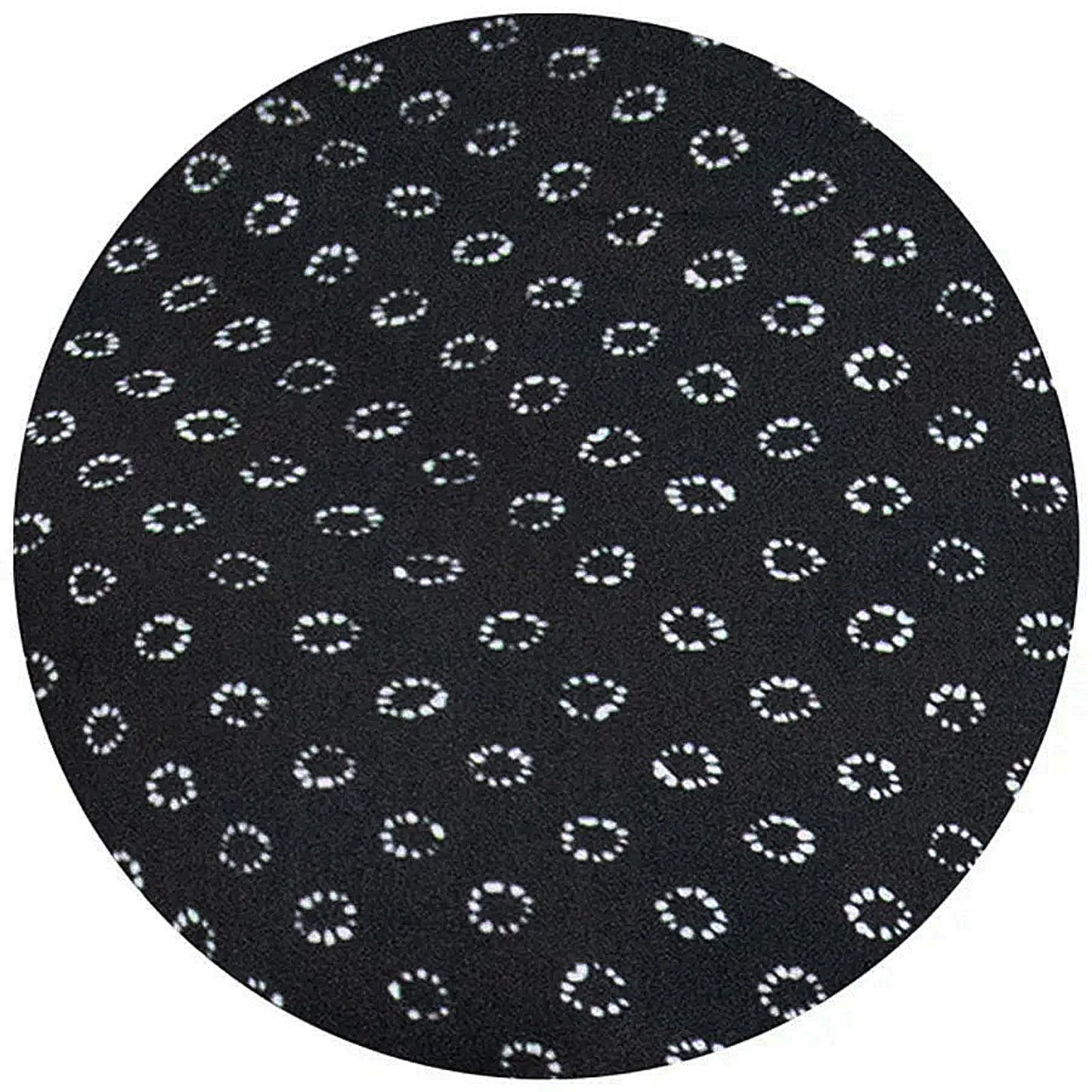 D555 Plus Size Matlock Micro Print Short Sleeve Shirt Black