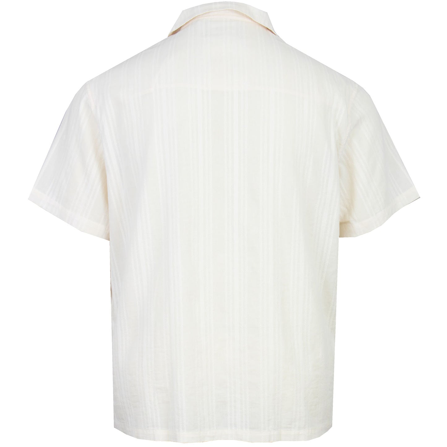 Lyle & Scott Plus Size Broderie Resort Short Sleeve Shirt Natural
