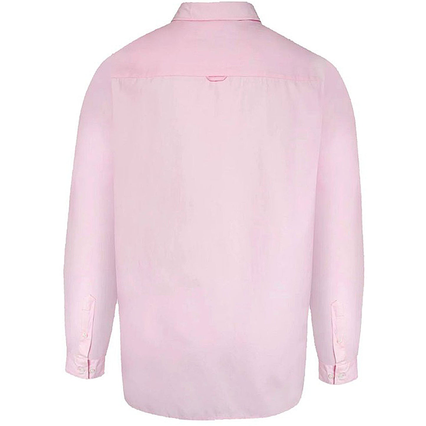 D555 Plus Size Richard Basic Oxford L/S Shirt Pink
