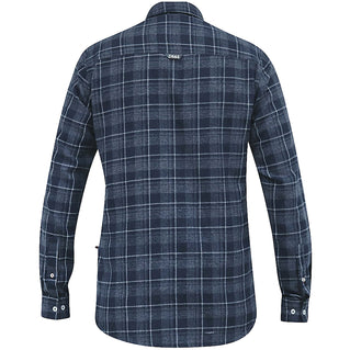 D555 Plus Size Sonny Check L/S Shirt Navy