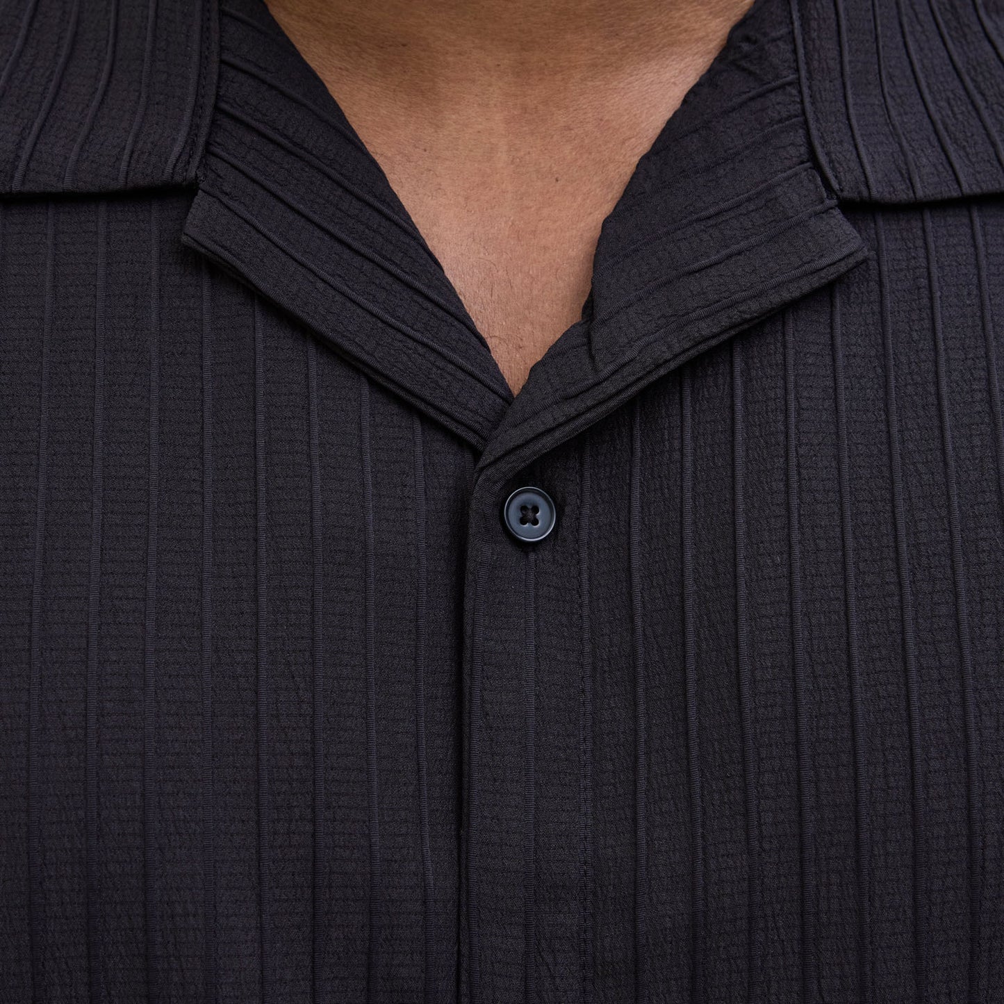 Jack & Jones Plus Size Massimo Resort Shirt Black